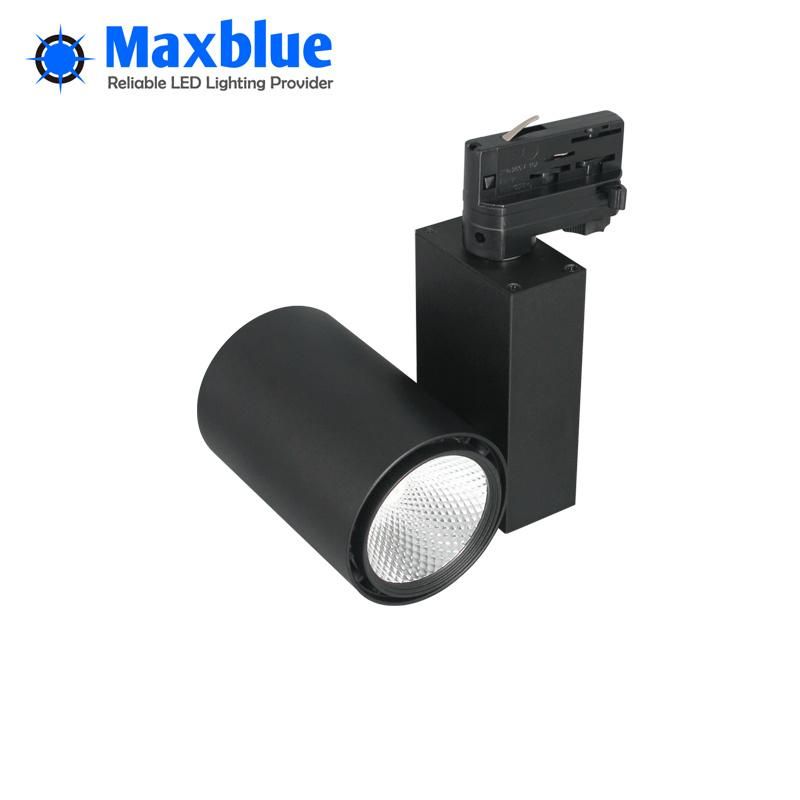 40W 4 Wire 3phase CREE/Citizen COB LED Track Light