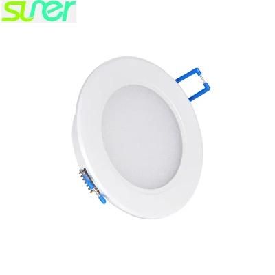 Round Panel Lighting Slim LED Downlight 3 Inch 5W 6000-6500K Cool White