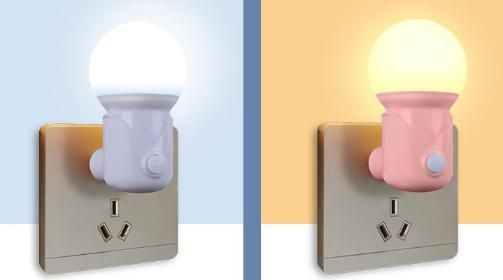 New Design Lovely Bedroom Night Light Plug in Wall Plate