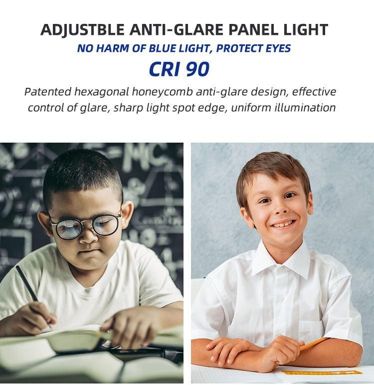 New Bright Anti Glare Smart Dimmable Lamp CE RoHS 24W Frameless LED Panel with Multi Color Housing