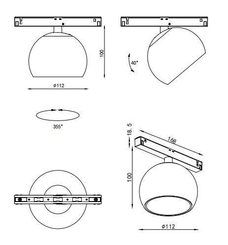 LED 12W LED Pendant Light Minimalist Design Easily Fix