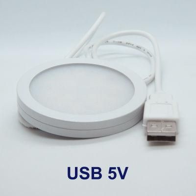 3W USB 5V 12V 24V Slim LED Downlight 8mm Ceiling Lighting