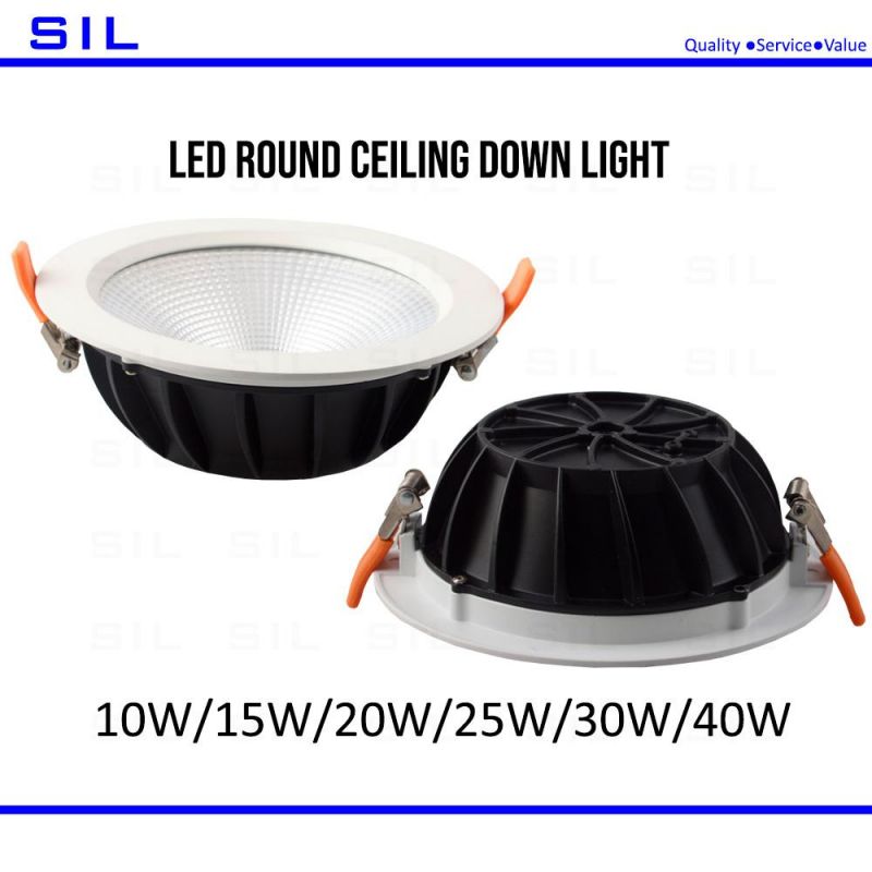 China Factory Indoor Lighting Adjustable LED Downlight COB Downlight 10W Ceiling LED Down Light
