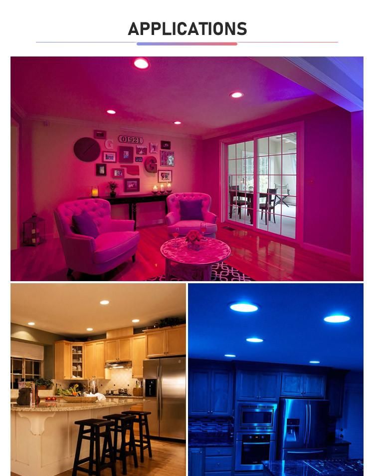 Voice Control Multi Color Smart Down Lights From Reliable Supplier