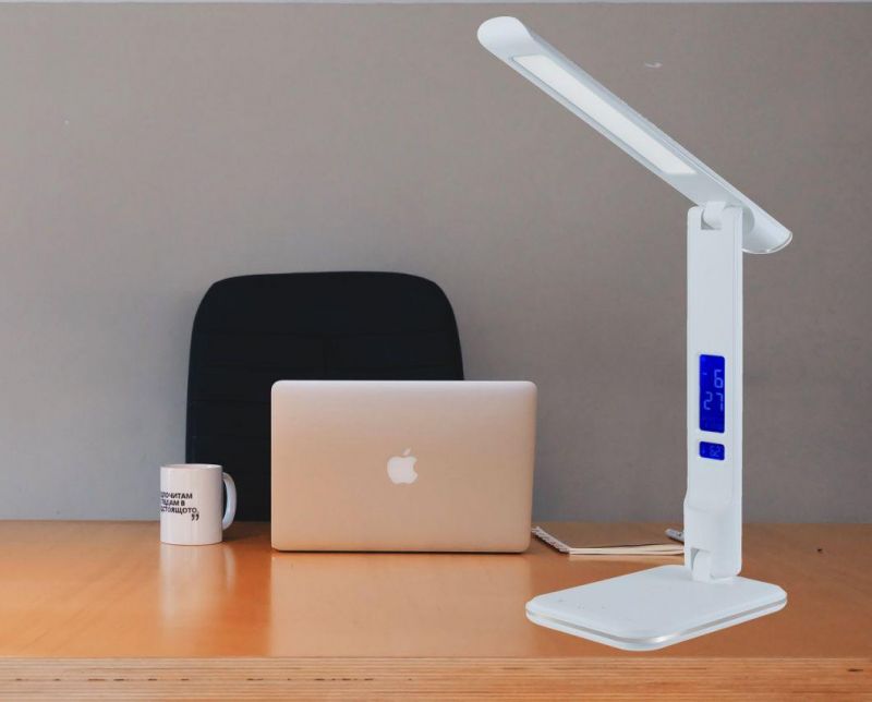 LED Table Lamp with Wireless Charging Function for Phone and Watch