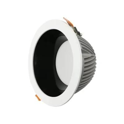 Commercial Adjustable Round LED Lighting Ceiling Light Watt 30W 40W COB LED Housing Downlight Indoor Light Reccessed Ceiling LED Downlight