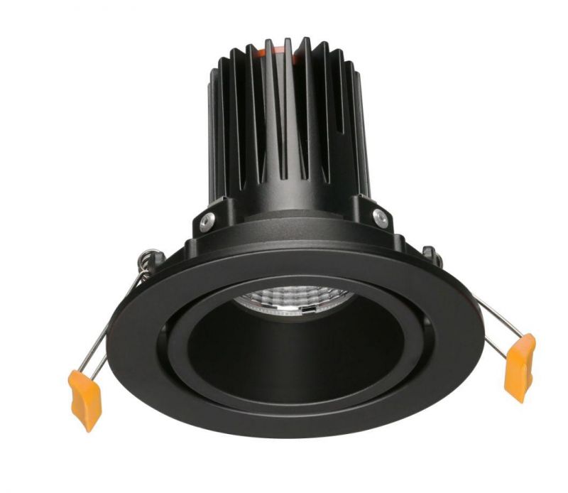 Recessed Aluminum Ra3b LED Downlight Mounting Ring +X Series LED Module