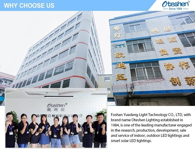 Plastic Oteshen Foshan China Energy Saving Lamp LED Wall Light with CCC