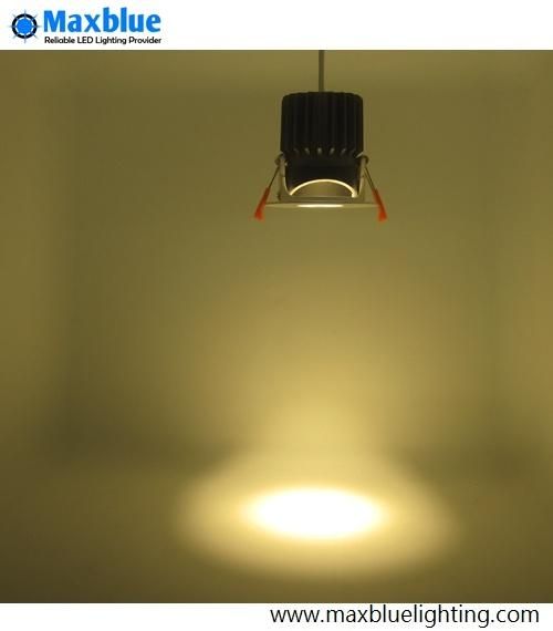 9W/12W Dimmable LED Down Light for Hotel Lighting and Decoration