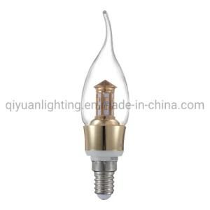 Ningbo manufacture LED Candle Bulb with E14 Base 3W, 4W, 5W