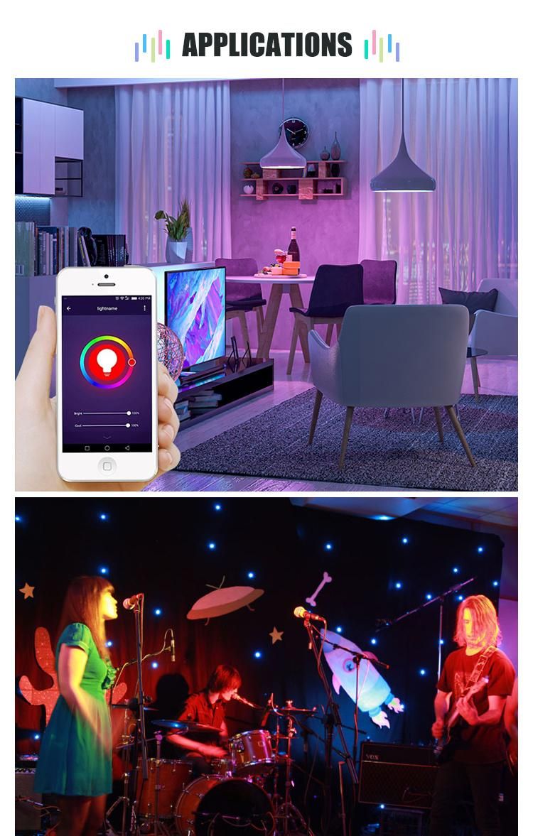 Smart Music Speaker LED Bulb with APP Control Bluetooth Connection