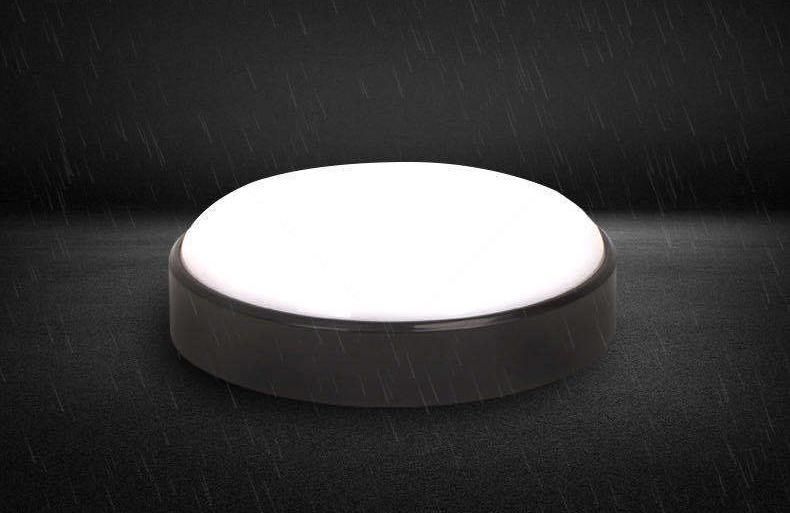 White and Black Fitting Housing ABS Waterproof LED Ceiling Lamp for Wall Lighting