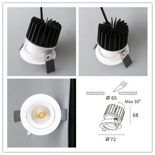 2021new Adjustable COB LED Spotlight Ceiling Recessed LED Downlight