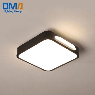 Modern Simple Square Acrylic 6W Ceiling Lamp for Siting Room