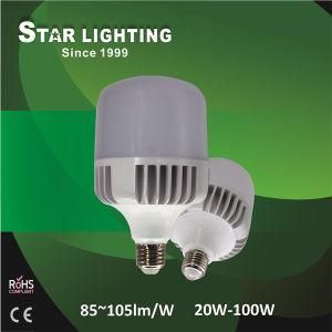 100W High Power LED Bulb Aluminum T Shape LED Lamp