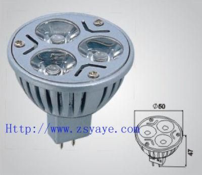 Yaye 18 Hot Sell 12V 3*1W MR16 LED Spotlight /3W LED MR16/12V LED Spotlight with 2 Years Warranty