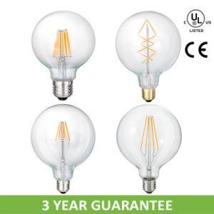 UL Clear Glass E26 2200k 2700k G80 LED Lamp