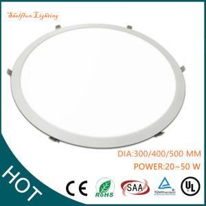 Round Slim LED Panel Lighting 36W 500mm Recessed Dimmable Ceiling Interior Light