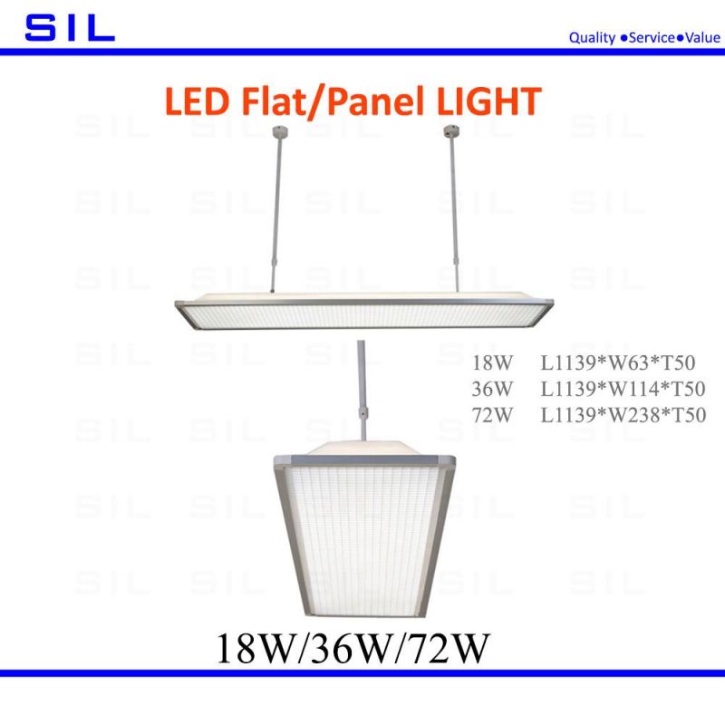 High Quality No Blue Light Risk Ugr<16 LED Linear Light High Lumen 18watt (36W 72W) LED Hanging Classroom Lights with SMD 2835