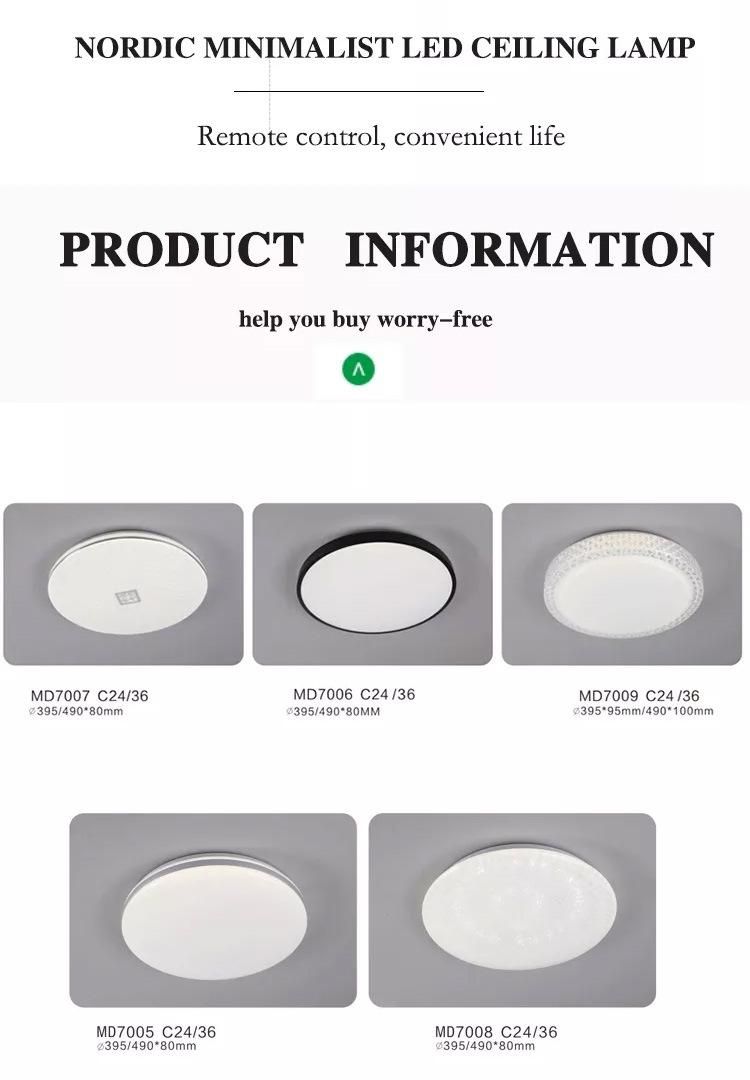 Round Warm Cold White Dining Hallway Living Kitchen Bedroom Room LED Ceiling Light
