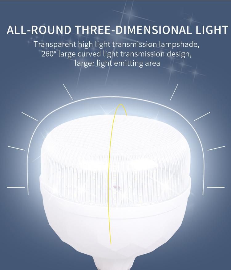 Diamond Model LED T Bulb 5W, 10W, 15W, 20W, 30W, 40W, 50W Lamp