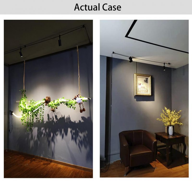 Modern IP33 Aluminum CE UL Epistar Ceiling Showroom Living Room LED Emergency Lamp Spot Light LED Track Light Euro