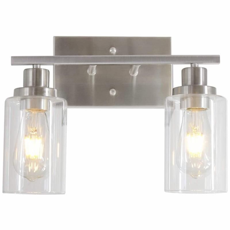 Amazon Ebay Modern Bedside Background Wall Creative Personality Electroplating 3 Head Mirror Light Luxury Glass Wall Lamp