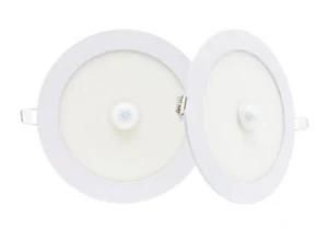 LED Panel Light PIR Motion Sensor Body Detector Ceiling 18W Surface Mounted Lights Square Flush Mount Light for Stairs Depot Ba