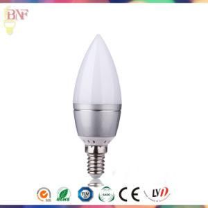 Solar C37 LED Glass Candle Factort Daylight E14/E12 Bulb 4W