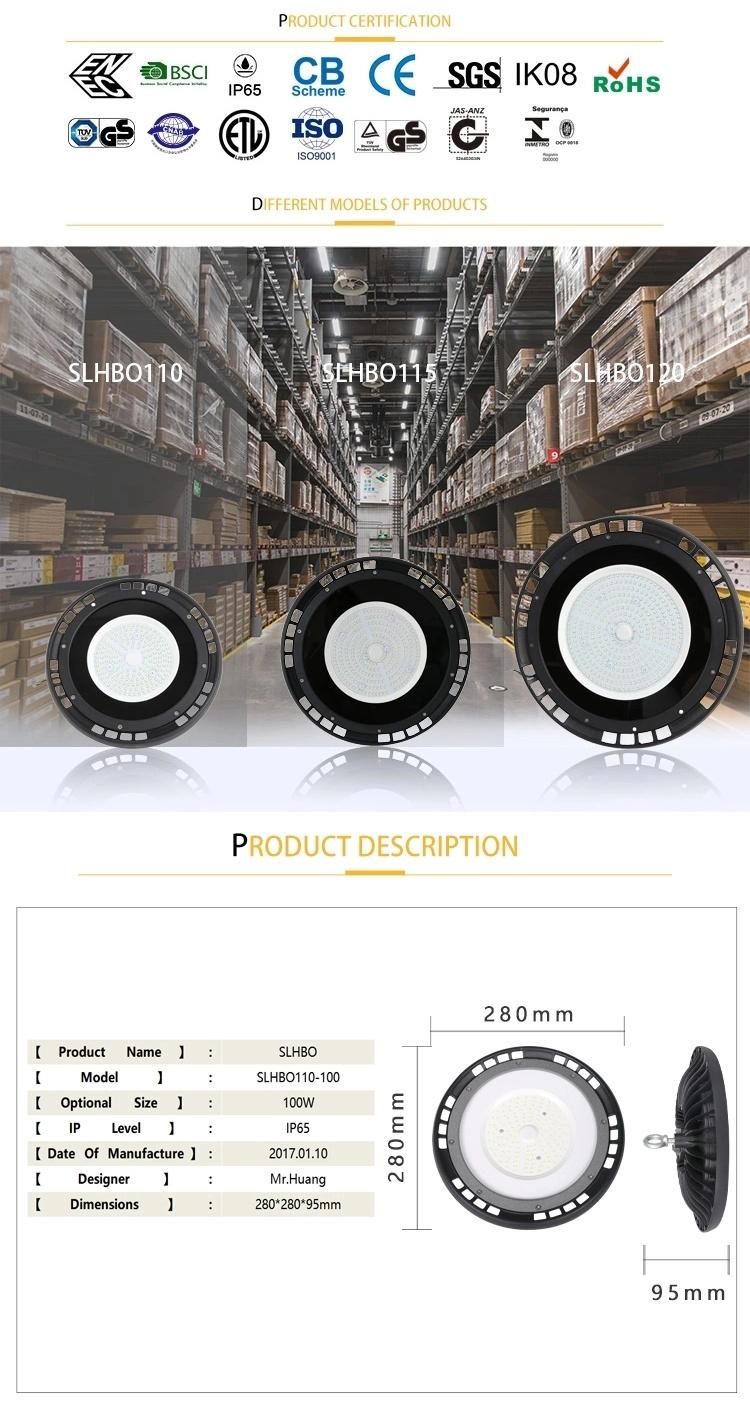 Industrial 150W LED High Bay Light for Warehouse (SLHBO115)