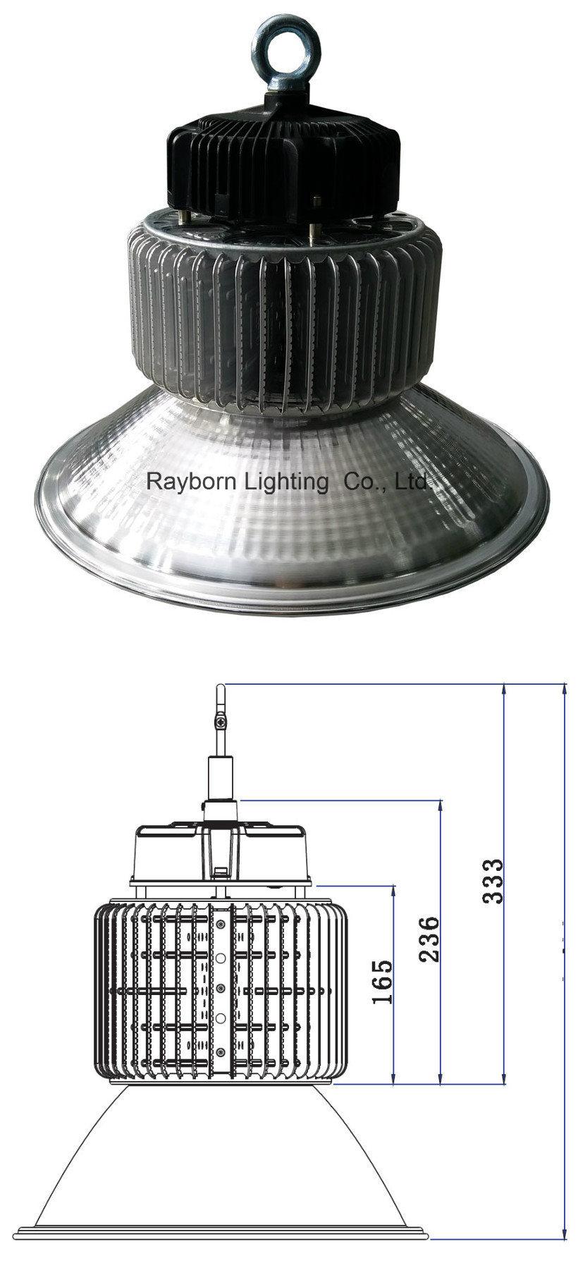 Factory Gymnasium 150W LED High Bay Light Fixtures with 5 Years Warranty High Powered LED High Bay