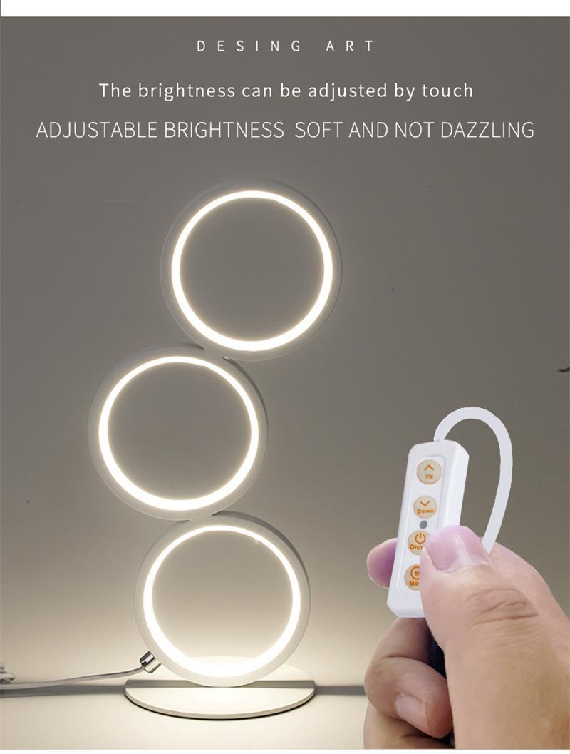 New Three-Color Lamp Reading Eye Protection Lamp Bedside Atmosphere Lamp Bedroom Lamp LED