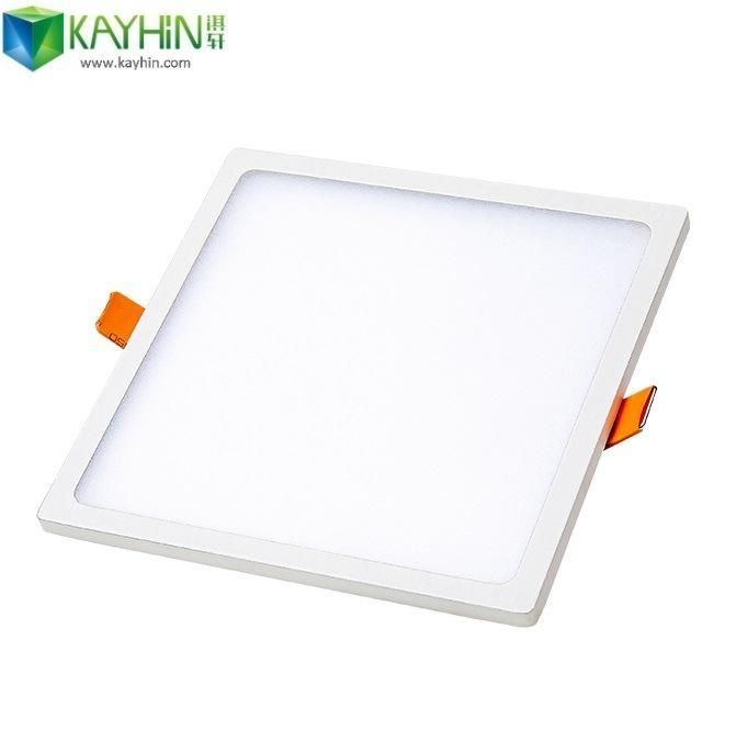 Hot Nature Warm Cool White LED Rimless Panel Light 6W/9W/12W/24W LED Panel Light Round Ceiling Light IP20 IP44 Dimmable Square LED Panel Light