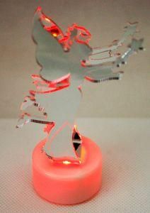 Light up Colour LED Acrylic Angel Festive Decoration