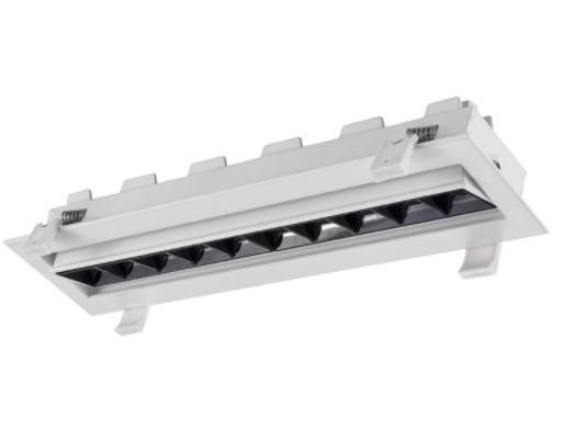 China Indoor Dimmable 20W Recessed Surface CCT 2700-6500K Waterproof Linear Downlight LED Wall Light Down Light
