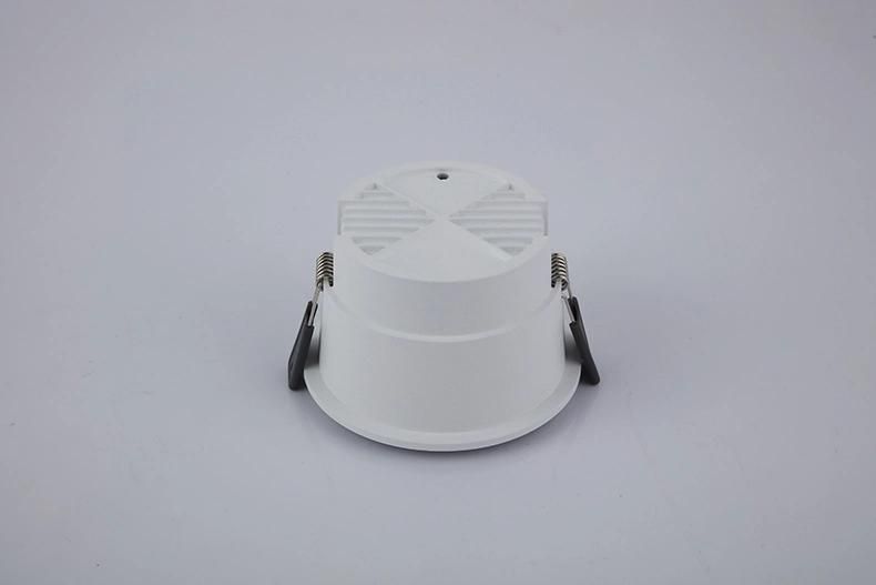 Hotel Corridor COB Recessed Ceiling Downlight Round and Square Mini Cabinet Lights Cutout 55mm LED Down Lights