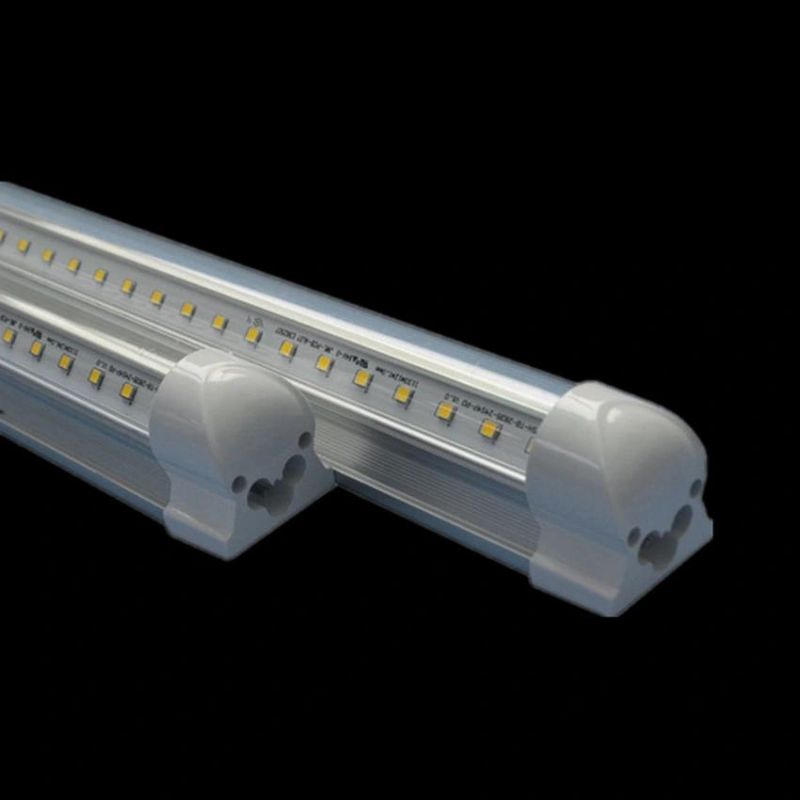 2FT/4FT/5FT/6FT/8FT 600mm/1200mm/1500mm/1800mm/2400mm 8W/16W/20W/22W/36W AC100-277V T8 Integrated V Shape LED Tube