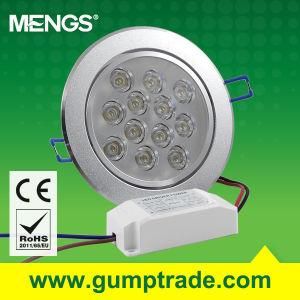Mengs&reg; 12W LED Downlight LED Light with CE RoHS 2 Years&prime; Warranty (110300005)