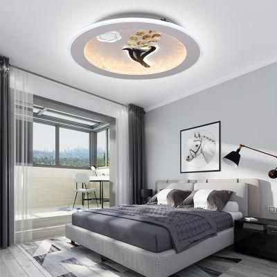 Dafangzhou 128W Light China Leaf Ceiling Light Manufacturer Lighting Decoration Acrylic Cover Material LED Ceiling Lamp Applied in Balcony