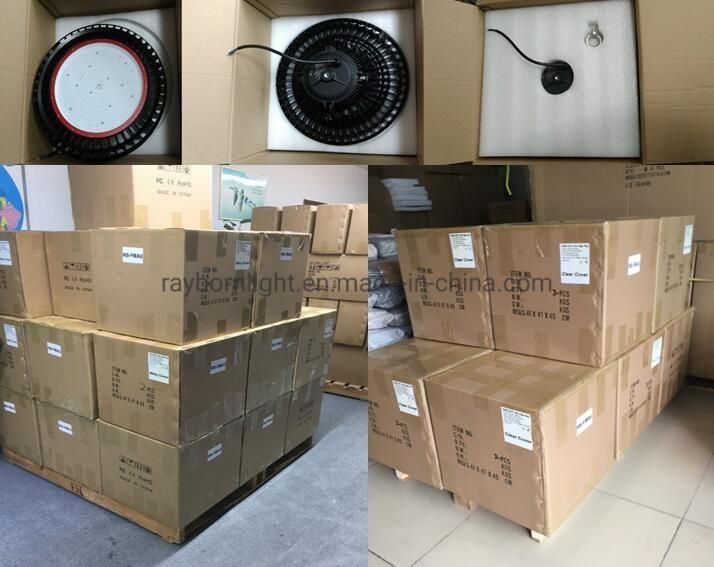 200W 150W 100W 140lm/W Work Lamp Factory Warehouse Workshop Lighting UFO LED High Bay Light