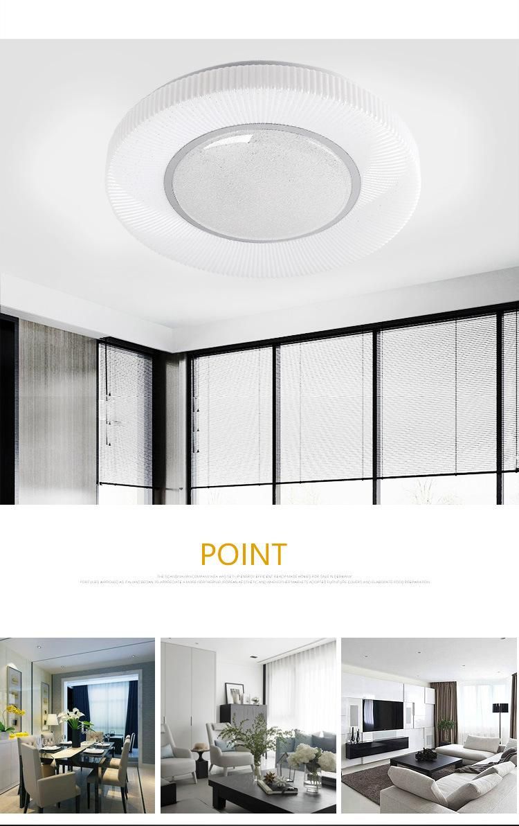 2021 New Surface Remote IP65 Colour Nordic Plastic Ceiling Light