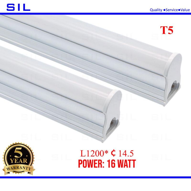 Factory Direct Sale New Design CE RoHS Indoor Lighting T5 Integrated Tube Light 1200mm AC85-265V 16W LED Tube Light