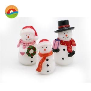 Snow Decorative LED Color Changing Candle
