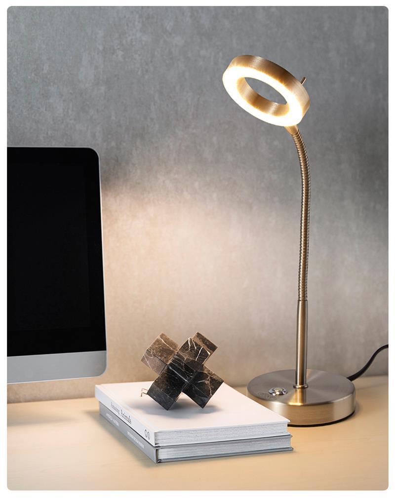 New Design Reading Lamp Modern Art Simple LED Star Ring Table Light