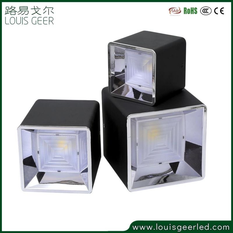 China Cylinder Black Aluminium Housing 10W 20W 30W 40W Ceiling Surface Mounted LED COB Down Light
