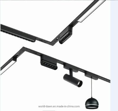 Multi-Style Spot Lighting Fixtures Super Thin 5mm Surface Ceiling Mounted Linear Lights Magnetic Rail LED Track Light