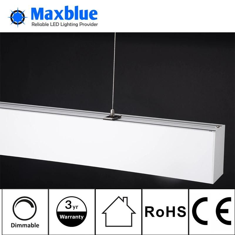 40W/M Modern Pendant LED Linear Lamp for Shops Office Supermarkets