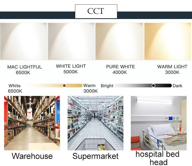 Pendant 60cm 120cm 150cm Dimming Supermarket LED Batten Light