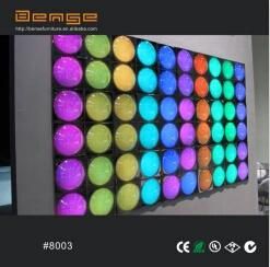 Color Changing LED Rainbow Bubble Light Wall Panel