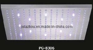 LED Stainless Steel Shower Head (PG-8306)